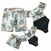 Algopix Similar Product 11 - IFFEI Mommy and Me Swimsuits One Piece
