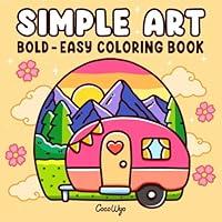 Algopix Similar Product 2 - Simple Art Coloring Book for Adults