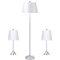 Algopix Similar Product 10 - Tangkula Lamp Set 3Piece Modern Home