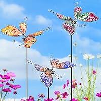 Algopix Similar Product 9 - Juegoal Set of 3 Butterfly Garden