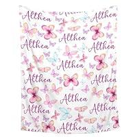 Algopix Similar Product 10 - Personalized Baby Blanket for Girls