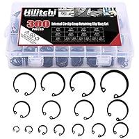 Algopix Similar Product 17 - Hilitchi 300Pcs 15SIZE Alloy Steel