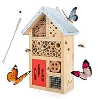 Algopix Similar Product 12 - Niteangel Natural Wooden Insect Hotel