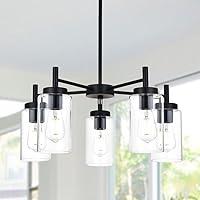 Algopix Similar Product 3 - VINLUZ 5 Light Contemporary Chandeliers