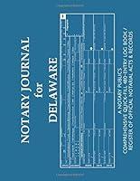 Algopix Similar Product 4 - NOTARY JOURNAL FOR DELAWARE A Notary