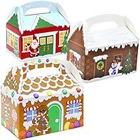 Algopix Similar Product 7 - 24 Pieces 3D Christmas House Cardboard