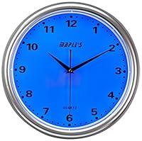 Algopix Similar Product 13 - Maples Clock Blue LED Plastic Wall