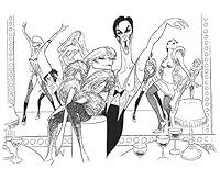 Algopix Similar Product 11 - Al Hirschfelds CABARET AT THE KIT KAT