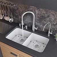 Algopix Similar Product 12 - ALFI brand AB512UMW White Double Bowl