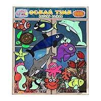 Algopix Similar Product 19 - Ocean Time Gel Window Clings for Kids 