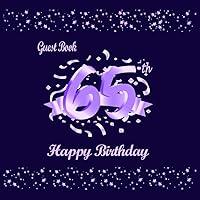 Algopix Similar Product 19 - 65th Birthday Guest Book 65th Birthday