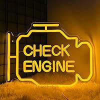 Algopix Similar Product 17 - Check Engine Light Neon Signs for Wall