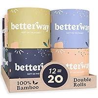 Algopix Similar Product 16 - Betterway Bamboo Toilet Paper 3 Ply 