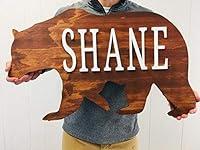 Algopix Similar Product 17 - XL BEAR CUSTOM WOOD WALL DECOR