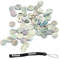 Algopix Similar Product 11 - Estone 50 Pieces 6mm Colorful Abalone