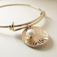 Algopix Similar Product 10 - GiGi Bracelet  Name Bracelet  Gold
