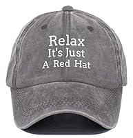 Algopix Similar Product 4 - Relax Its Just A Red Hat Relax Its