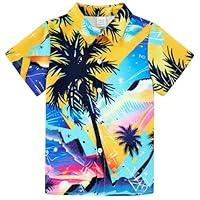 Algopix Similar Product 15 - Enlifety Kids Hawaiian Shirt Size 5 6