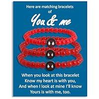 Algopix Similar Product 12 - QqzsJewls You and Me Bracelets Set