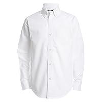 Algopix Similar Product 15 - IZOD boys Long Sleeve Solid Buttondown