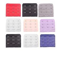 Algopix Similar Product 9 - 9 Pieces Bra Strap Extender 3 Rows 3