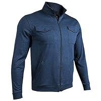 Algopix Similar Product 6 - 2UNDR 2 Pocket Zip Jacket NavyGrey