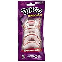 Algopix Similar Product 15 - Dingo Ringo Rawhide Chew Treat 5 Count