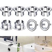 Algopix Similar Product 11 - Zhehao 8 Pieces Bathroom Overflow Drain