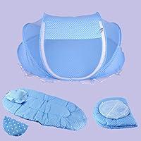 Algopix Similar Product 20 - Bazaar 4Pcs Foldable Infant Baby Bed