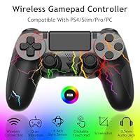 Algopix Similar Product 6 - Wireless Controller for PS4 with RGB