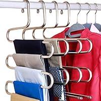 Algopix Similar Product 3 - DOIOWN SType Stainless Steel Clothes