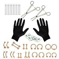 Algopix Similar Product 7 - BodyJ4You 36PC PRO Body Piercing Kit 