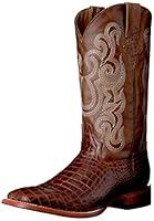 Algopix Similar Product 19 - Ferrini Mens Print Belly Caiman Brown