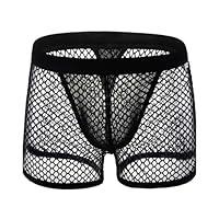 Algopix Similar Product 11 - Men Sexy Mesh Underwear Low Rise See