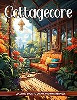 Algopix Similar Product 18 - Cottagecore Coloring Book Charming