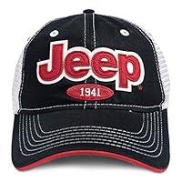 Algopix Similar Product 16 - Jeep Felt Appliqué Hat Black