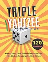 Algopix Similar Product 7 - Triple yahtzee score pads V7 Yahtzee