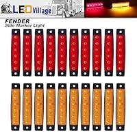 Algopix Similar Product 2 - Pack of 20 TMH 10 pcs Amber 10 pcs Red
