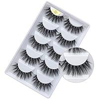 Algopix Similar Product 10 - Faux 3D Mink Eyelashes Dramatic Makeup