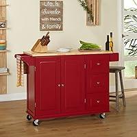Algopix Similar Product 1 - Kitchen Island on Wheels Drop Leaf