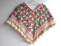 Algopix Similar Product 14 - Handmade and embroidered poncho cape