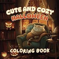 Algopix Similar Product 19 - Cute and Cozy Halloween Coloring Book