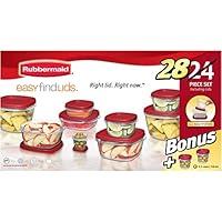 Algopix Similar Product 7 - Rubbermaid Easy Find Lids Food Storage