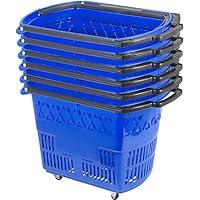 Algopix Similar Product 13 - Mophorn 6PCS Shopping Carts Blue