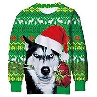 Algopix Similar Product 8 - Boy Funny Husky Dog Pullover Ugly