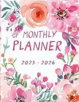 Algopix Similar Product 9 - 20252026 Monthly Planner Large Pink