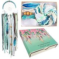 Algopix Similar Product 9 - DIY Dream Catcher Kit Blue Bohemian