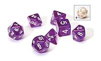 Algopix Similar Product 10 - Sirius a Dice Translucent Purple Resin
