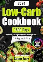 Algopix Similar Product 14 - Super Easy LowCarb Cookbook 1800 Days