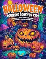 Algopix Similar Product 10 - Halloween Coloring Book for Kids 100